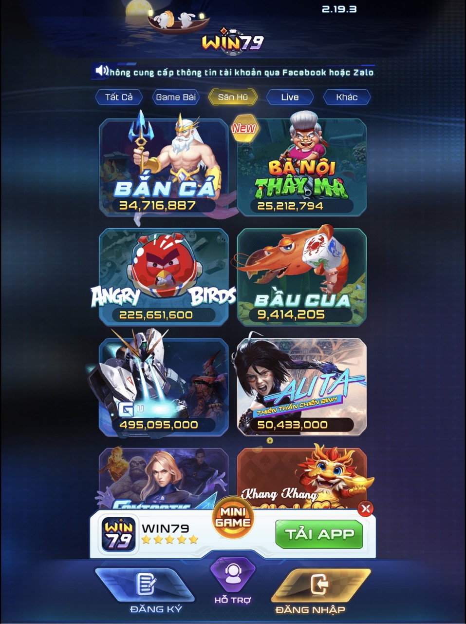 Top các cổng nổ hũ hot nhất hiện nay đã có mặt tại win79