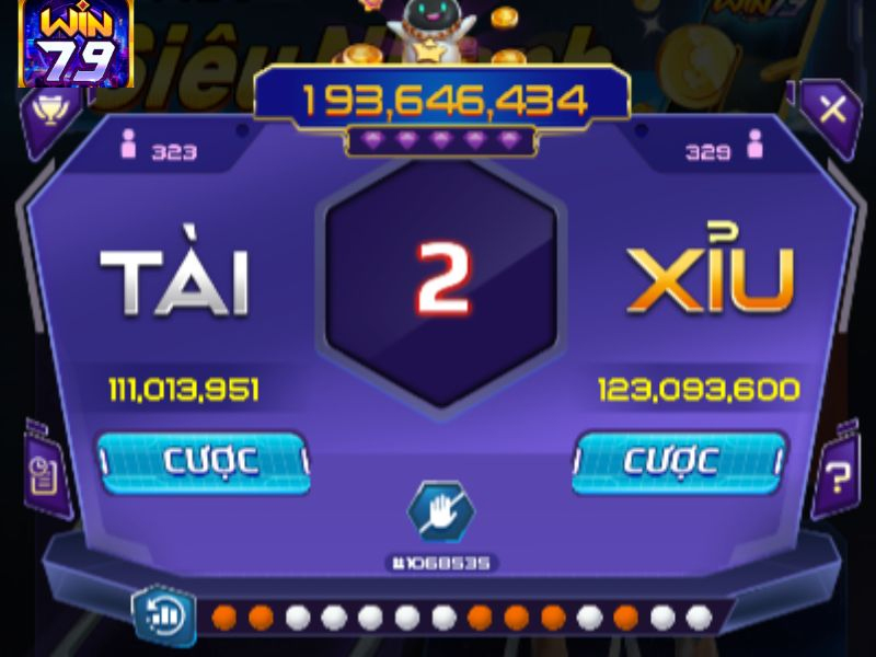 Sân chơi Tài xỉu tại cổng game Win79 độc đáo và cuốn hút